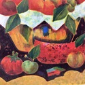 Lithograph Print Still Life Fruit Modern MCM Tony 