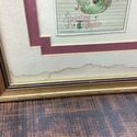 4 Antique Framed Valentines Day Cards Young Childr