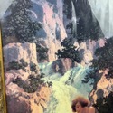 Vintage Maxfield Parrish Waterfall Print Reverse I