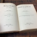4 Antique German Books World History Jager Weltges