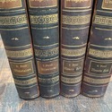 4 Antique German Books World History Jager Weltges