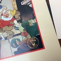 Pair 2 Walt Disney Lithographs Snow White and the 