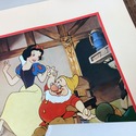 Pair 2 Walt Disney Lithographs Snow White and the 