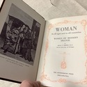 Antique Book Woman of Modern France 1909 Red Gold 