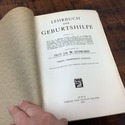 1935 German Medical Book Obstetrics Textbook by St