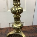 Vintage Brass Pricket Altar Candle Holder Ornate 3