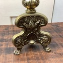 Vintage Brass Pricket Altar Candle Holder Ornate 3