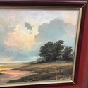 Oil Painting on Artist Board Landscape Moody Dark 