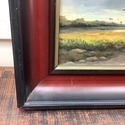 Oil Painting on Artist Board Landscape Moody Dark 