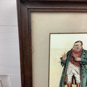 Antique Tony Weller Framed Print Dickens Character