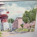 Adolph Treidler Framed Print Bermuda Lighthouse Sc