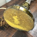 Antique French Empire Glass Column Table Lamp Cori