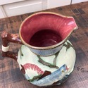 Antique Majolica Fish Pitcher Jug English Hand Pai