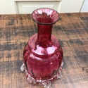 Victorian Stevens and Williams Cranberry Glass Vas
