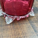 Victorian Stevens and Williams Cranberry Glass Vas