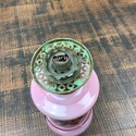 Victorian Pink Cased Glass Miniature Oil Lamp Flor