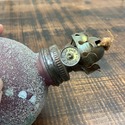 Victorian Antique Miniature Oil Lamp Hand Painted 