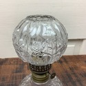 Plume & Atwood Miniature Oil Lamp Clear Glass Flor