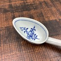 Blue Onion Porcelain Serving Spoon Meissen Blue Wh