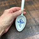 Blue Onion Porcelain Serving Spoon Meissen Blue Wh