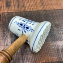 Blue Onion Meat Tenderizer Pounder Wood Handle Blu