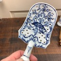 Blue Onion Meissen Slotted Spatula Wooden Handle S