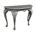Painted Console Foyer Table Half Round Painted Dee