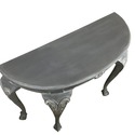 Painted Console Foyer Table Half Round Painted Dee
