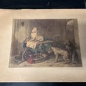 Antique Print Jack in Office Rescue Dog Sir Edwin 