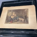 Antique Print Jack in Office Rescue Dog Sir Edwin 