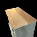 Vintage Tall 6 Drawer Dresser Painted Pale Sage Ce