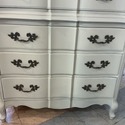 Vintage Tall 6 Drawer Dresser Painted Pale Sage Ce