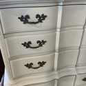 Vintage Tall 6 Drawer Dresser Painted Pale Sage Ce