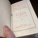 1937 Book Set Masterpieces World's Best Literature