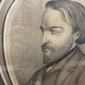 Antique Print Frederic Ozanam 19th C French Schola