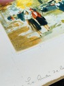 Charles Blondin Pencil Signed Paris Print Scene Se