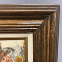Vintage Art Nouveau Resin Etched August Aout Print