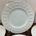 4 Wedgwood Queensware Dinner Plates Cream Color on