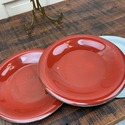 Pirkenhammer Vintage Dinner Plates Monochrome Rust