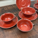 Limoges Charles Ahrenfeldt Teacups Saucers Lot Ora