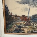 Piazza Navona Rome Italy Etching Resin Art Scene G