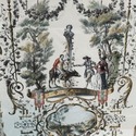 Lithograph Print Feste Bacchique French Rococo The