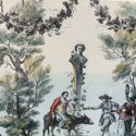 Lithograph Print Feste Bacchique French Rococo The