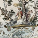 Lithograph French Feste Bacchique Pastoral Scene F
