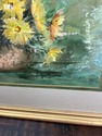 Yellow Flowers Still Life Watercolor Painting Sign