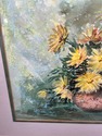 Yellow Flowers Still Life Watercolor Painting Sign