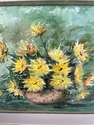 Yellow Flowers Still Life Watercolor Painting Sign