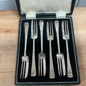 Mappin and Webb Ltd Boxed Pastry Forks Cake Forks 