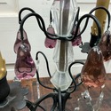 Set Vintage French Girandole Table Lamp Candelabra