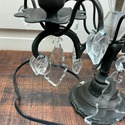 Set Vintage French Girandole Table Lamp Candelabra